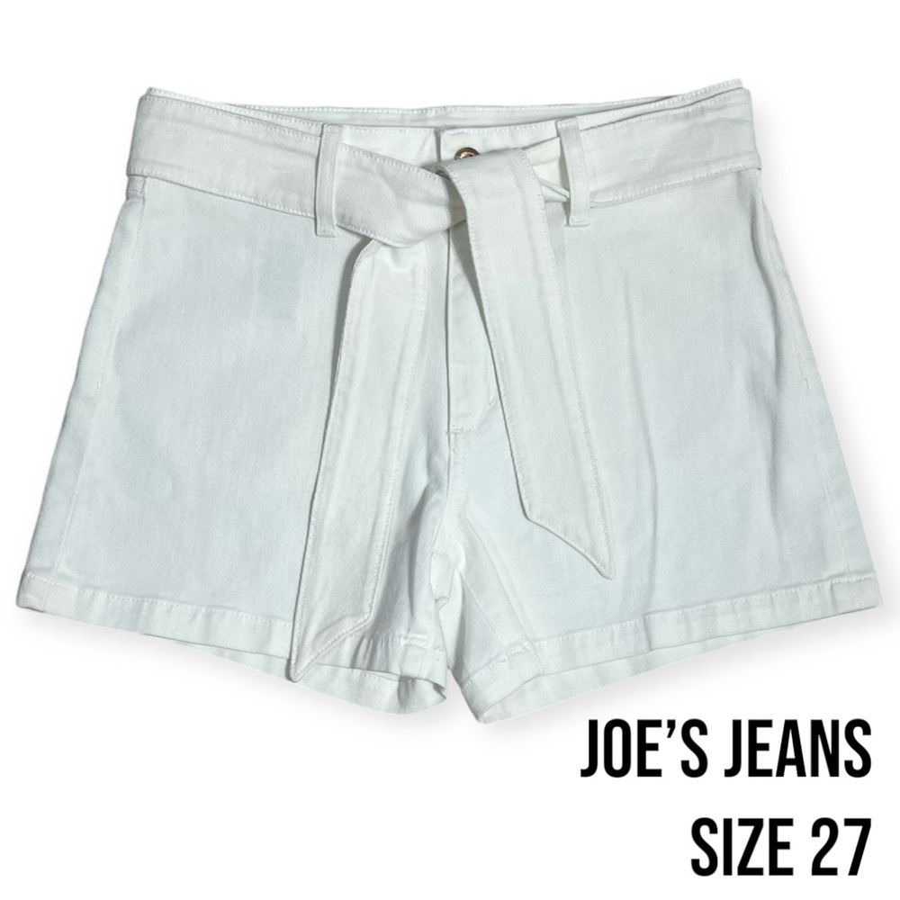 Joe’s Jeans White Denim Shorts Size 27 Valerie - Picture 2 of 7